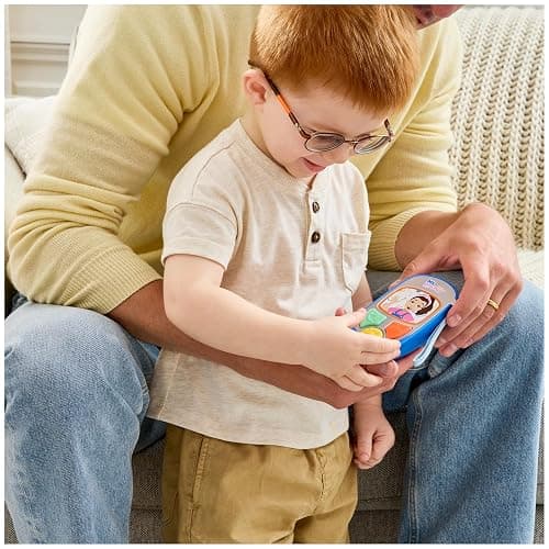 Ms. Rachel Official Electronic Talk with Me Learning Phone with Conversational Phrases, Educational Toys & Toddler Toys for Girls & Boys Ages 1-3+ thumbnail 2