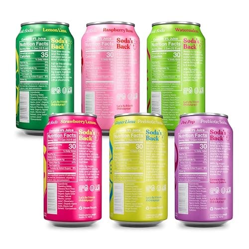 Poppi Sparkling Prebiotic Soda Beverage with Apple Cider Vinegar, Seltzer Water and Fruit Juice, Party Starters Variety Pack, 12 Fl Oz, Pack of 12, Packaging May Vary thumbnail 2