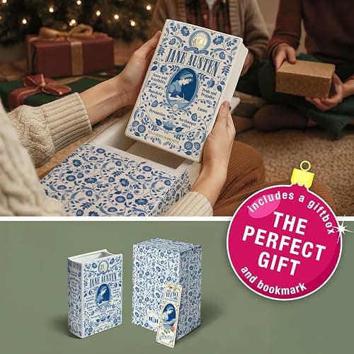 H&H + 6 in 1 + Jane Austen Book Vase for Flowers + Bookmark + Emma, Mansfield Park, Sense and Sensibility, Northanger Abby, Persuasion, Pride and Prejudice Merch + 2025 Jane Austen Anniversary Edition thumbnail 4