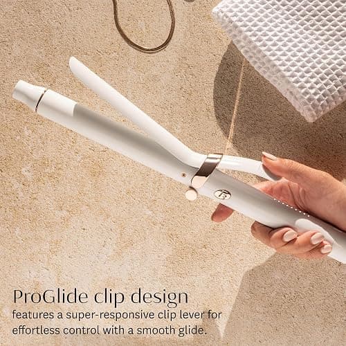 T3 SinglePass Curl X Extra-Long Barrel 1", 1.25", 1.5" Curling Iron with 9 Heat Settings and Ceramic Barrel for Fast Styling and Lasting Results on All Hair Types thumbnail 7