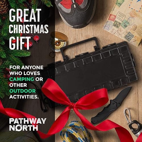 Pathway North Emergency Survival Kit for Disaster Tactical Survival Multi Tool Bug Out Bag, Boat, Hunting, Outdoor Hiking Camping Gear, Essentials for Adventures thumbnail 2