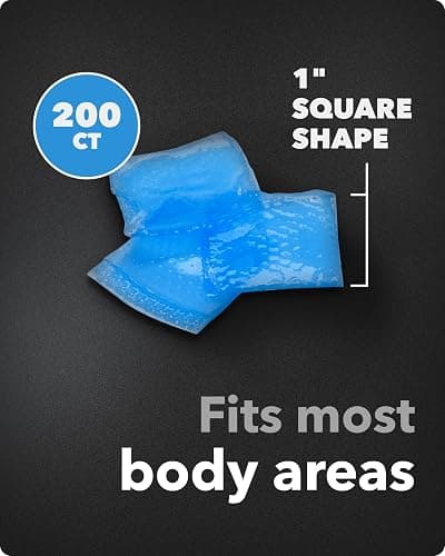 2nd Skin Dressing 1" Squares (200 Count) - Blister Pads for Feet & Body - Cool Gel Relief Patches - 95% Water Formula - Non-Stick Chafing Protection - Portable First Aid for Athletes & Hikers thumbnail 4