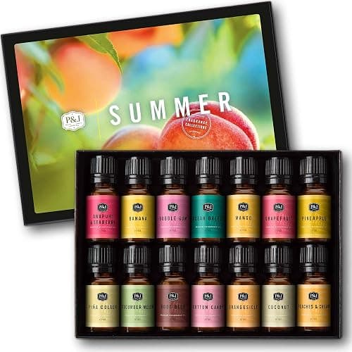 P&J Trading Fragrance Oil Summer Set | Candle Scents for Candle Making, Freshie Scents, Soap Making Supplies, Diffuser Oil Scents - Image 1