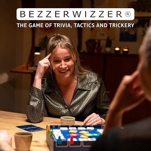Bezzerwizzer Party Game (US Edition) - Trivia, Tactics, and Trickery for Epic Game Nights! Great for Family Game Night, Ages 14+, 2+ Players, 45 Minute Playtime, Made by Bezzerwizzer thumbnail 4