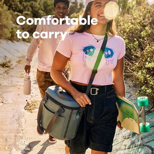 Hydro Flask Carryout Cooler - Insulated Portable Soft Cooler - 30 L Capacity in Mermaid Green thumbnail 6