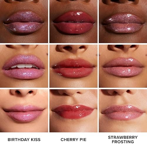 Too Faced Kissing Jelly Lip Oil Gloss | Sunflower & Jojoba Oils, 0.15 fl. oz. - 06-Sweet Cotton Candy thumbnail 7