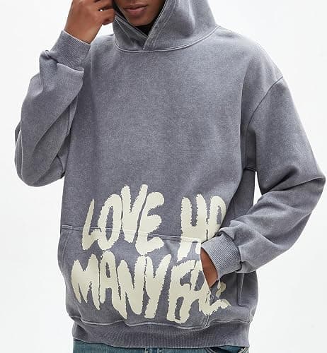 Dynict Unisex Y2K Colorful Sweatshirt Hip Hop Letter Print Oversize Hoodie Casual Baggy Harajuku Gothic Pullover Hoodie thumbnail 4