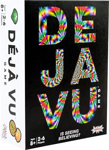 AMIGO Games Déjà Vu - Exciting Family Memory Board Game for Kids, Teens, and Adults Ages 8+, Fun for Parties and Virtual Game Nights of Groups of 2-6 Players - Image 1