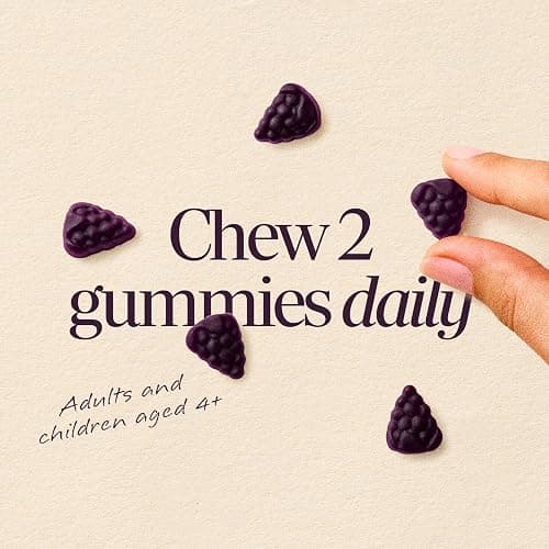 Nature's Way Sambucus Elderberry Gummies for Immune Support* Ages 4+, 60 ct | Immune Gummy with Black Elderberry Extract, Vitamin C, D3, Zinc, and Superfood Antioxidants*, Adults & Kids Ages 4+ thumbnail 5