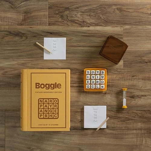 WS Game Company Boggle Vintage Bookshelf Edition thumbnail 3