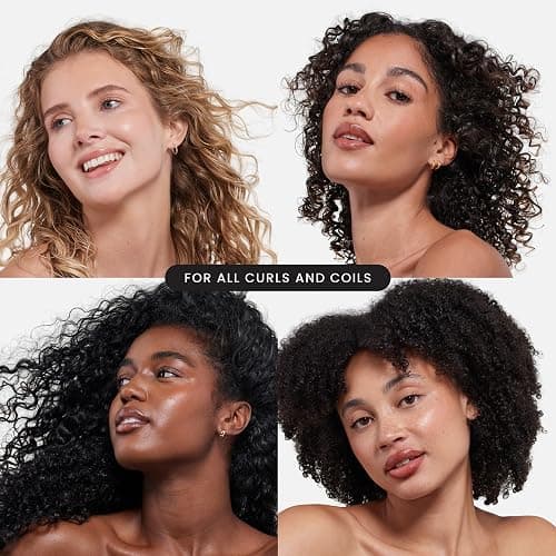 Tangle Teezer Ultimate Detangler Curly Hair Brush, Dry & Wet Hairbrush, Reduces Frizz & Breakage, for 3C to 4C Curly Hair Types, Purple Passion thumbnail 3
