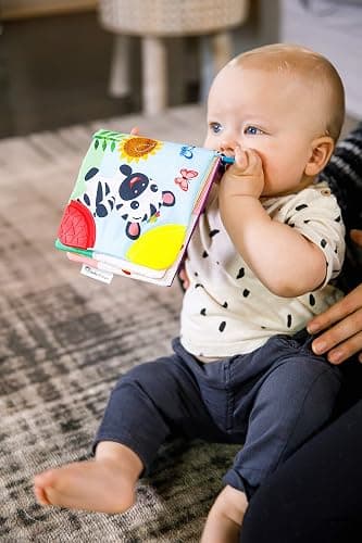 Baby Einstein Curious Explorers Teether Book Take-Along Toy, Ages Newborn +, Multicolored thumbnail 9