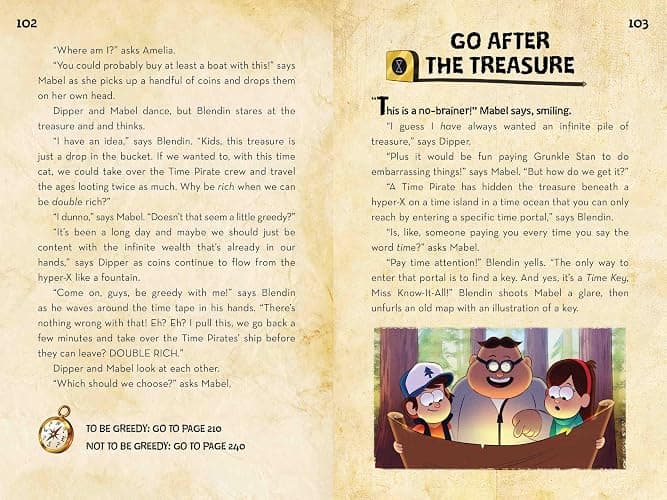 Gravity Falls:: Dipper and Mabel and the Curse of the Time Pirates' Treasure!: A Select Your Own Choose-Venture! thumbnail 3