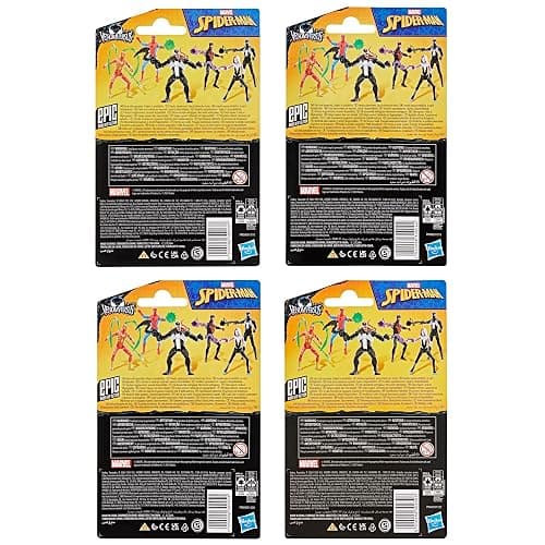 SPIDER-MAN Marvel VenomVersus Epic World of Action, Miles Morales, Iron Spider & Venom, Superhero Toys, Action Figure 4-Pack (Amazon Exclusive) thumbnail 8