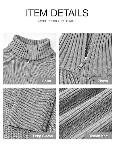 BTFBM Womens Sweaters Quarter Zip Pullover V Neck Collar Long Sleeve Ribbed Knit Loose Casual 2025 Winter Fall Sweater thumbnail 4