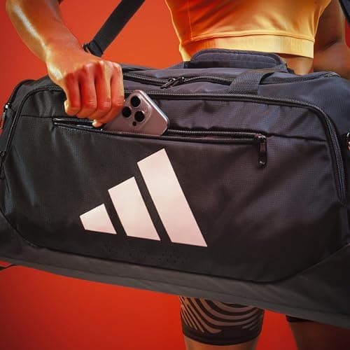 adidas Defender 5 Duffel Bag for Sports, Gym and Travel, Slate Grey/Silver Metallic, OSFA thumbnail 6