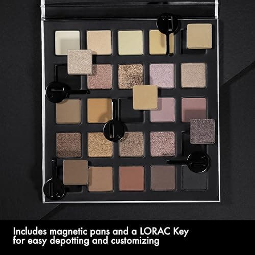 LORAC PRO Matte & Shimmer Eyeshadow Palette, Metallic High Pigmented, Mirror Compact thumbnail 8