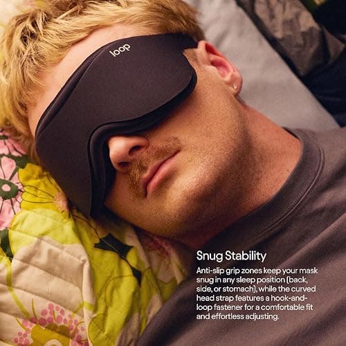 Loop Eclipse Sleep Mask – Premium Light-Blocking Eye Mask for Sleep | For Travel, Napping & Side Sleepers. Deeper Darkness for Easier Rest. Face-Hugging Fit with Eyelash Clearance thumbnail 4