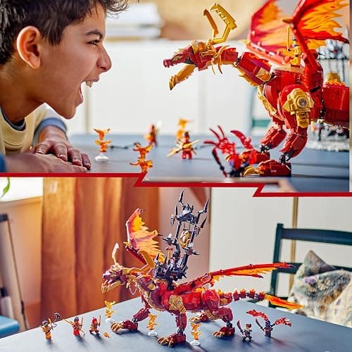 LEGO Ninjago Le Dragon Source du Mouvement - Jouet de Construction Ninja avec Figurines de Créatures Mythiques - Cadeau d’Anniversaire pour Enfants Garçons et Filles dès 12 Ans 71822 thumbnail 6