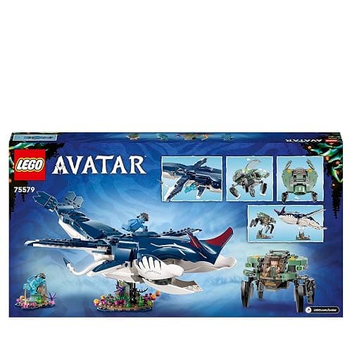 LEGO Avatar Tulkun Payakan e Crabsuit, Sottomarino e Animale Giocattolo di Pandora Simile alla Balena dal Film La Via dell'Acqua, Giochi d'Avventura per Bambini e Bambine da 10 Anni, Idea Regalo 75579 thumbnail 8