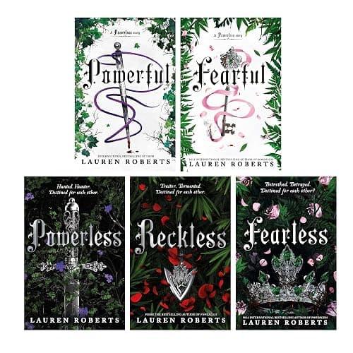 Powerless Trilogy and A Powerless Story 5 Books Collection Set by Lauren Roberts (Powerless, Reckless, Powerful, Fearful and Fearless) - Image 1