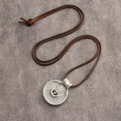 Bjesinmo Leather Necklace for Women Long Boho Pendant Hippie Choker Necklace Bohemian Layered Leather Rope Wooden Jewelry Gifts thumbnail 5