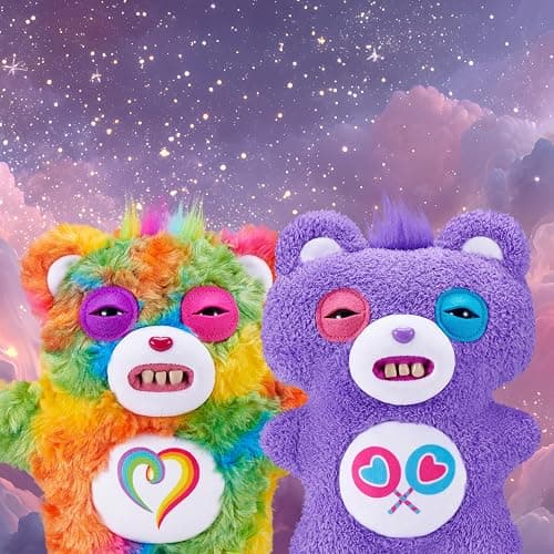 Fuggler Care Bears 9-Inch Plush Toy (Togetherness Bear) by ZURU – Funny Ugly Monster Stuffed Animal with Human-Like Teeth, Collectible Plush for Kids, Tweens, Teens, Adults & Crossover Fans thumbnail 4