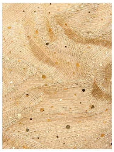 Floerns Women's Sequin Bandana Square Scarf Silk Scarves Mesh Shawl and Wrap for Evening Dresses thumbnail 3