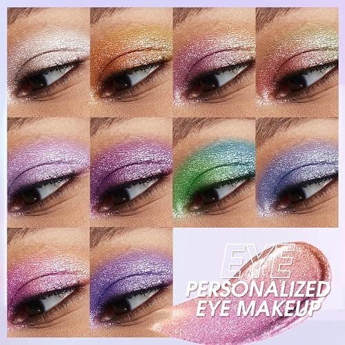 BestLand Liquid Glitter Eyeshadow Set, Multichrome Glitter Shimmer Eye Looks Waterproof Long Lasting Quick-Drying Sparkling Eye Shadow Liquid Highlighter Christmas Makeup Kits (Magic Color) thumbnail 2