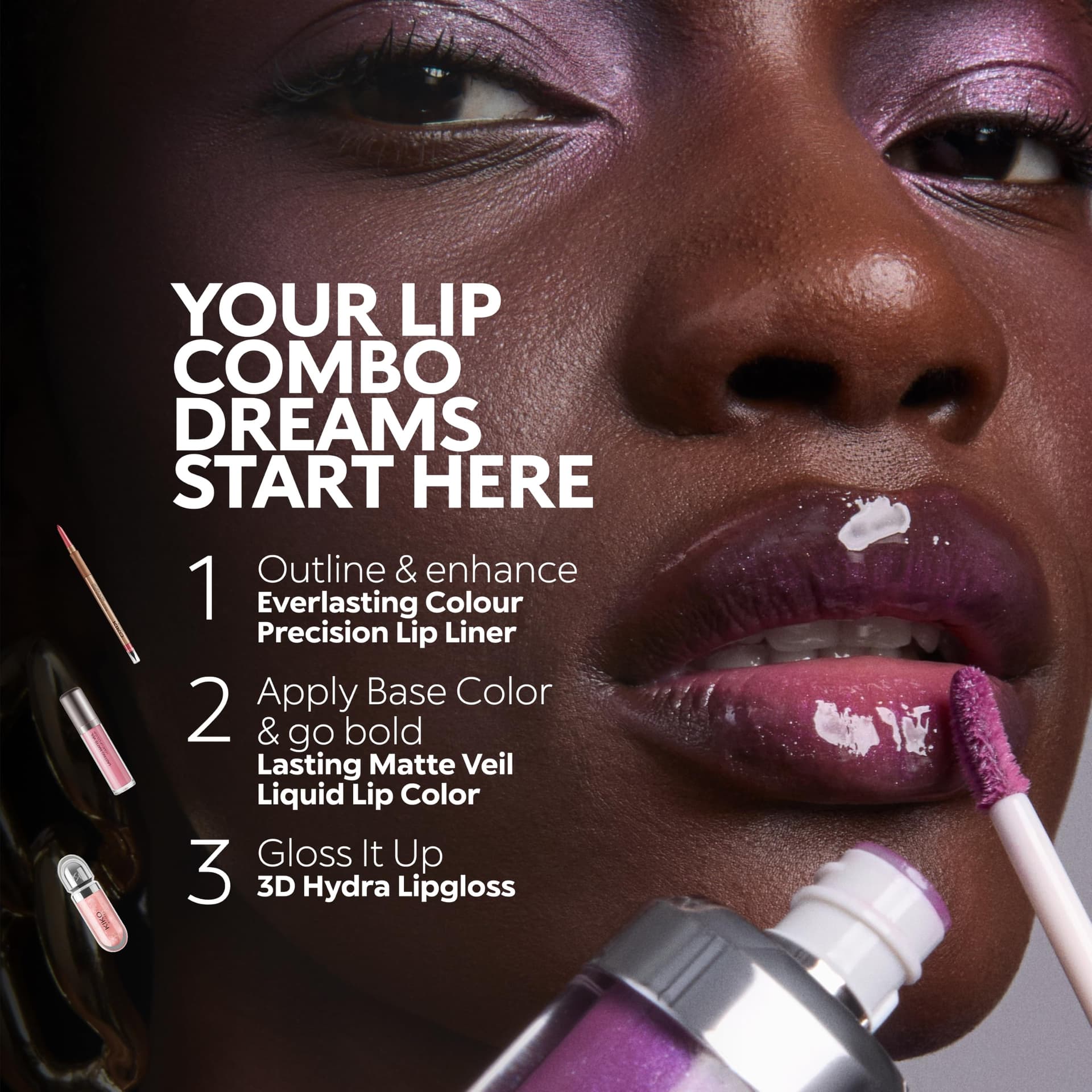 KIKO Milano 3D Hydra Lipgloss 31 | Softening Lip Gloss For A 3D Look thumbnail 9