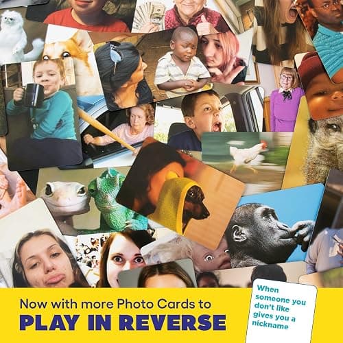 WHAT DO YOU MEME? Family Edition by Relatable, Family Games for Kids 8+, The TikTok Viral, Includes 300 Caption Cards, 108 Photo Cards, Stocking Stuffers Idea for Families thumbnail 5