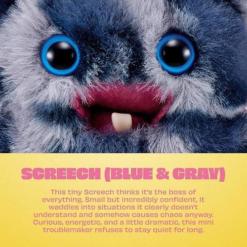 Fuggler Baby Fugg Screech Edition 3.5 Inch Plush Collectible Toy (8 Pack) by ZURU Featuring Funny Ugly Monster Design with Mischievous Details, Perfect for Collectors and Fans of Weird Fun thumbnail 5