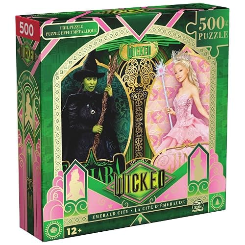 Spin Master Games, Wicked Puzzle, 500-Piece Lenticular Puzzle, Puzzles for Adults, Jigsaw Puzzles, 500-Piece Puzzles for Adults & Kids, Stocking Stuffer Gift Ideas for Ages 12 & Up thumbnail 5