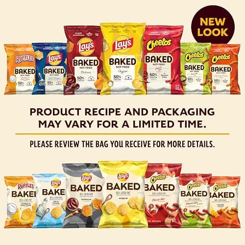 Baked Lay’s Potato Chips, Original, 9.25 oz Bag, 50% Less Fat, Gluten Free, No Artificial Flavors, No Colors from Artificial Sources thumbnail 4