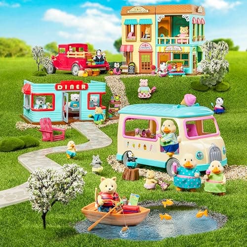 Li'l Woodzeez – McBristly Porcupine Family Set with Storybook, 5 Pieces Miniature Animal Figurines, Family Toys and Pretend Play, Collectible Figures for Imaginative Storytelling, 3+ Years thumbnail 5