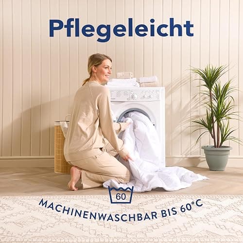 John Cotton New Way Bettdecke 200x200cm - Innovativ & Atmungsaktive Steppdecke für Allergiker | Oeko-Test Zert. Bettdecken | Ideal Schlafdecke für Frühling & Herbst | Microfaser Decke 200 x 200 cm thumbnail 6