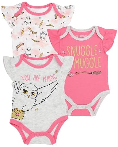 Harry Potter Girls Bodysuit 5-Pack Clothes Gifts - Multipack - Image 1