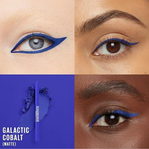 Maybelline Tattoo Studio Sharpenable Gel Pencil Waterproof Eyeliner, Long-Lasting Eyeliner With Smooth Gel Pigments For Up To 36HR Wear, Galactic Cobalt, 1 Count thumbnail 2