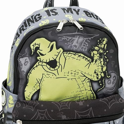 Wondapop - Oogie Boogie 13"" Deluxe Nylon Daypack, Black thumbnail 3