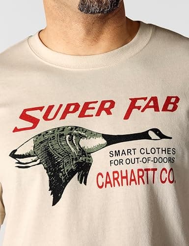 Carhartt Mens Relaxed Fit Lightweight Short-Sleeve Fab Graphic T-Shirt thumbnail 5