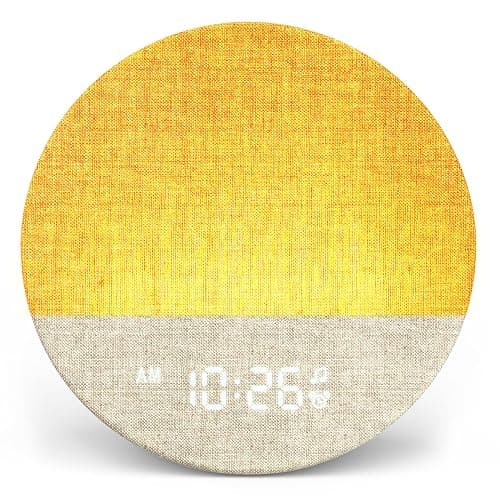 Dreamegg Sunrise 1 Tageslichtwecker Sonnenaufgang White Noise Machine 29 Beruhigende Klänge, Sunrise Alarm Clock Anpassbare Schlafroutinen Wake Up Light, Weißes Rauschen Gerät Dimmbares Nachtlicht - Image 1