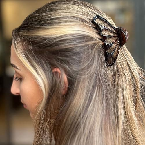 Camila Paris NV109 2PK French Hair Clip for Women Thick Hair for Long Curly Wavy Hair, Girls Hair Claw Clips Fashion Styling Hair Accessories for Women, Strong Hold Grip, Made in France thumbnail 2