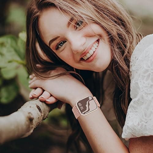Braided Stretchy Solo Loop Compatible for Apple Watch Band 38mm 40mm 41mm 42mm 44mm 45mm 46mm 49mm for Women Men, Nylon Elastic Straps Wristbands for iWatch Series 10 9 8 7 6 SE 5 4 3 2 Ultra Ultra 2 thumbnail 6