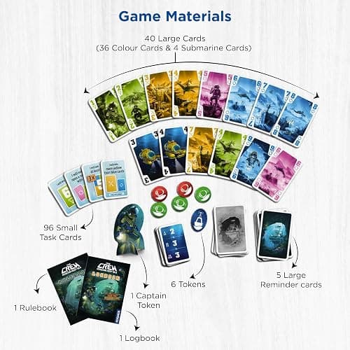 The Crew - Mission Deep Sea | Card Game | Cooperative | 2 to 5 Players | Ages 10+ | Trick-Taking | 32 Levels of Difficulty | Endless Replayability thumbnail 4