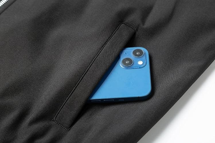 XiaoYouYu Men's Bomber Jacket Fashion Stylish Lightweight Windbreaker Spring Fall Casual Jackets for Men thumbnail 4