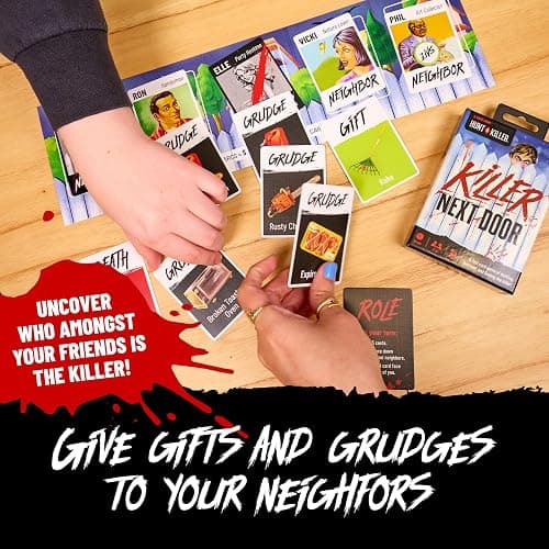 Hunt A Killer: Killer Next Door, Fun Family and Adult Games for Game Night, Great Small Gift for Friends or Stocking Stuffers Includes Fast-Paced Social Deduction Gameplay, for Ages 10+ thumbnail 4