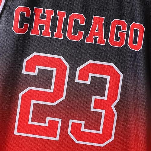 Basketball Jerseys 23# for Kids Youth Sports T-Shirt Jersey Boys Girls Gradient Basketball Uniform Set 6-16Years thumbnail 6