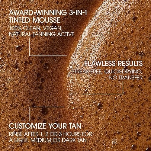 St.Tropez Self Tan Express Mini Kit: Travel-Sized Light/Medium/Dark 1-3 Hour Express Mousse and Tanning Applicator Mitt, Even & Natural, Vegan thumbnail 2
