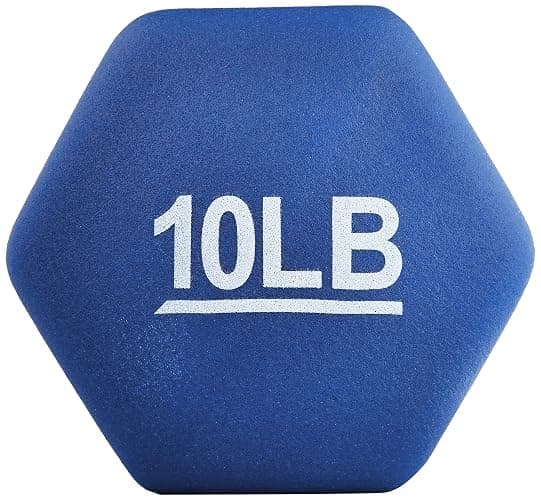 Amazon Basics Neoprene Dumbbell Hand Weights for Exercise and Muscle Toning thumbnail 3
