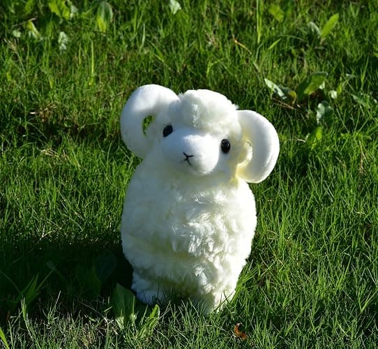 Cuddly Sheep Stuffed Animal Adorable Fluffy Plush Sheep Toy Super Soft and Cute Lamb Doll Pretty Sweet Gifts for Kids Boys and Girls Present for Birthday or Party 10 Inches thumbnail 7